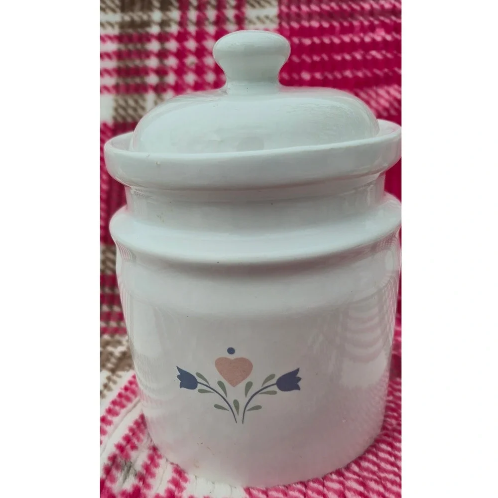 Vintage Country Home‎ Paul Marshall Ceramic Swan Canister with Lid White 5.5